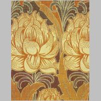 Textile design by C F A Voysey, produced by Alexander Morton & Co in 1896. (2).jpg
